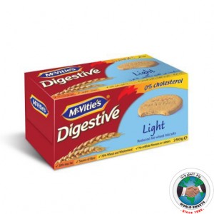 DIGESTIVE LIGHT BISCUIT 250GM