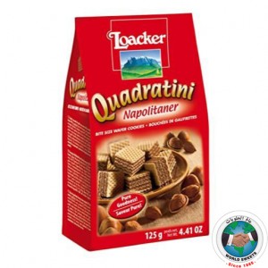 LOACKER HAZELNUT WAFER  125 GM