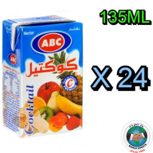 ABC JUICE COCOKTAIL 24 PCS 135 ML