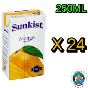 SUNKIST JUICE MANGO 24 PCS 250 ML