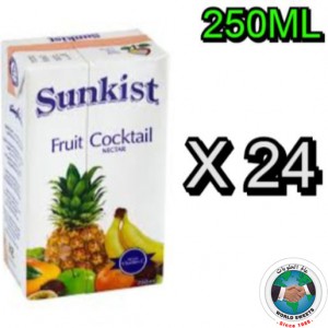 SUNKIST JUICE COCKTAIL 24 PCS 250 ML