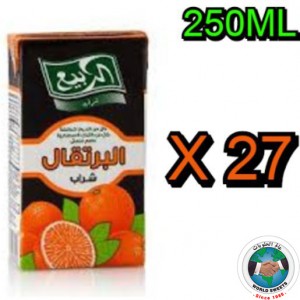 AL RABIE ORANGE JUICE 27 PCS 250 ML