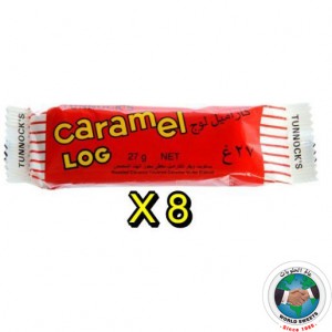TUNNOCKS CARAMEL LOG WAFER 8 PCS