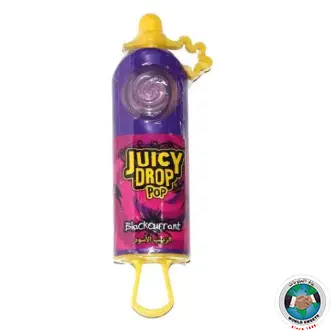 BAZOOKA JUICY DROP POP BLACKCURRANT 26GM