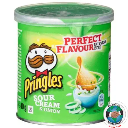 PRINGLES SOUR CREAM & ONION 40 GM