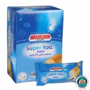 AMERICANA SUPER ROLLS VANILLA 6 PCS