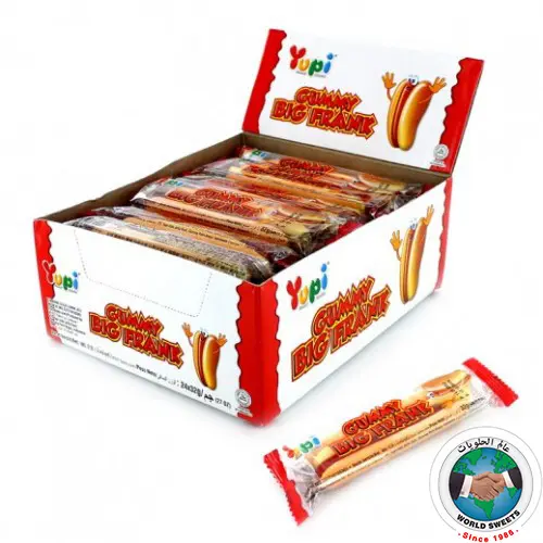 YUPI BIG FRANK 24 PCS 32 GM