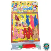 ASSORTED BALLOONS CARD 12PCS CODE D15
