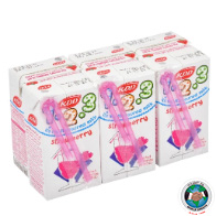 KDD STRAWBERRY MILK 125 ML 6 PCS
