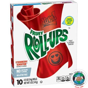 ROLL UPS STRAWBERRY 10 PCS 141G