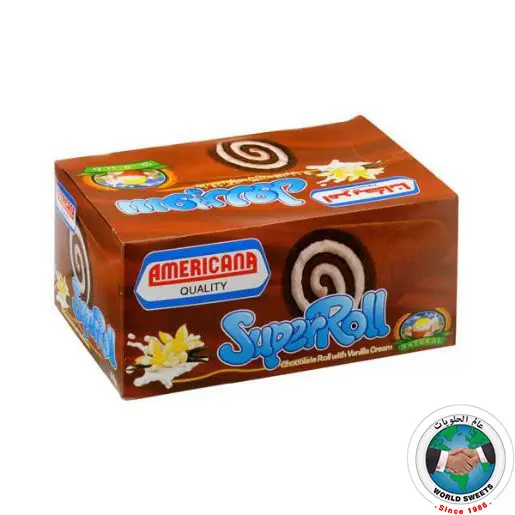 AMERICANA SUPER ROLLS CHOCO 6 PCS