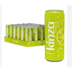 KINZA CITRUS CARBONATED DRINK 30 PCS 250ML