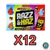 SCREAMERS RAZZ AND HAZ SOUR BOX 12PSC 100G
