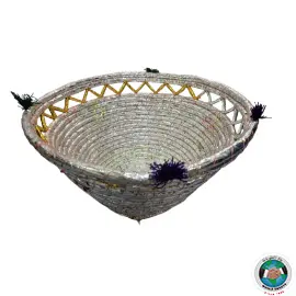 GARGEEAN BIG BASKET SILVER