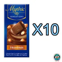 MYTHIC CHOCO WITH HAZELNUT BOX 10PCS 80G
