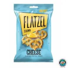 PRETZELS FLATZEL CHEESE BAG 85G