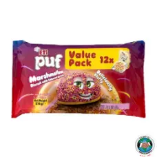 PUF MARSHMALLOW BISCUIT WITH STRAWBERRY 216GM