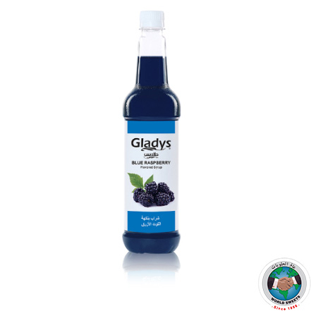 GLADYS SYRUP BLUE RASPBERRY 750 ML