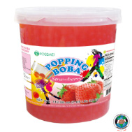 BOBA POPPING BUBBLES STRAWBERRY 3.2 KG