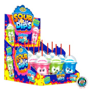 SOUR LOLLY DIPS WITH LIQUID MIX BOX 12PCS 60G