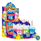 SOUR LOLLY DIPS WITH LIQUID MIX BOX 12PCS 60G