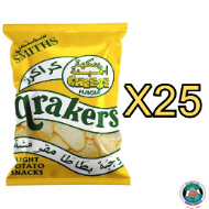 QRAKERS CHEESE BAG 25PCS 20G