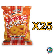 CORN RINGS SPICY BAG 25PCS 16G