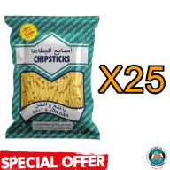 CHIPSTICKS SALT AND VINEGAR BAG 25PCS 25G