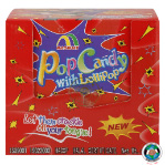 CRACKLE LOLLIPOP STRAWBERRY 40PCS 18.4G