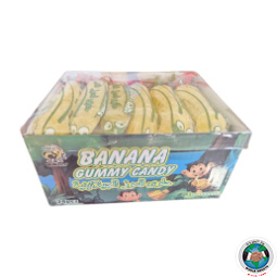 BANANA GUMMY CANDY BOX 24PCS 32G