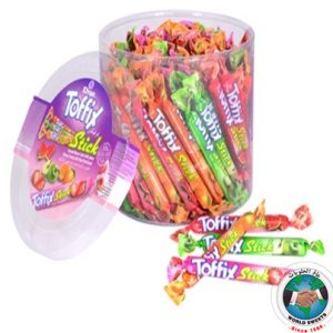 TOFFIX STICKS JAR TOFFEE 120 PCS