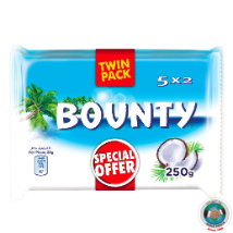 BOUNTY MILK CHOCOLATE AND COCONUT 250GM