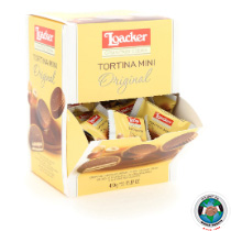 TORTINA MINI CHOCOLATE WAFER 50 PCS