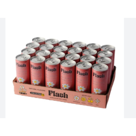 FLASH ROSE SOFT DRINK 250ML 24 PCS