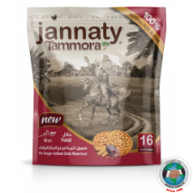 BISCUIT JANNATY TAMMORA BRAN FLAV 400 GM 16 PCS