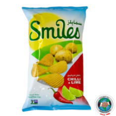CHIPS SMILES CHILLI LIME 200GM