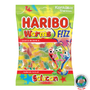 HARIBO HAPPY WORMS FIZZ 70GM