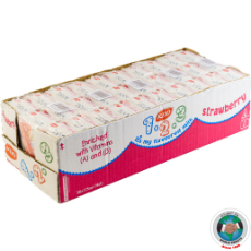 KDD STRAWBERRY MILK 125 ML 24 PCS