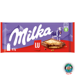 MILKA LU CHOCOLATE 87 GM