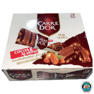 CARRE DOR MILK CHOCO WITH ALMOND 30G 12 PCS