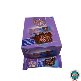 WAFER CARRE DOR CREME CHOCO BOX 22G 12 PCS