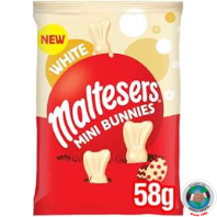 MALTESERS MINI BUNNIES WHITE CHOCO 58GM