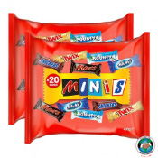 MINIS MIX CHOCOLATE 400GM X 2