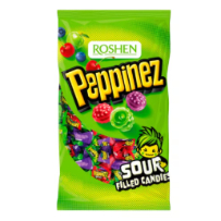 ROSHEN PEPPINEZ SOUR FILLED CANDY 900G