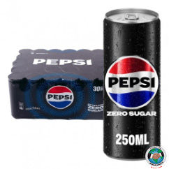 PEPSI ZERO SUGAR 250ML 30 PCS