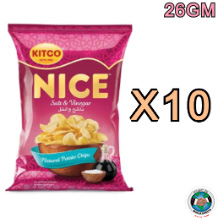 KITCO NICE SALT AND VINEGAR 26GM 10 PCS