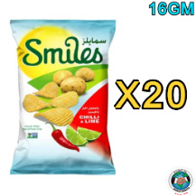 FICO SMILE HOT CHILLI AND LIME 16GM 20 PCS