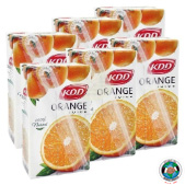 KDD ORANGE JUICE 250ML 6 PCS