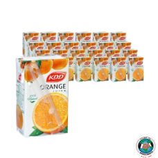 KDD ORANGE JUICE 250ML 24 PCS