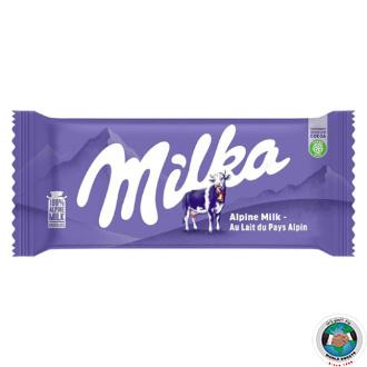 MILKA ALPINE MILK CHOCOLATE 98GM